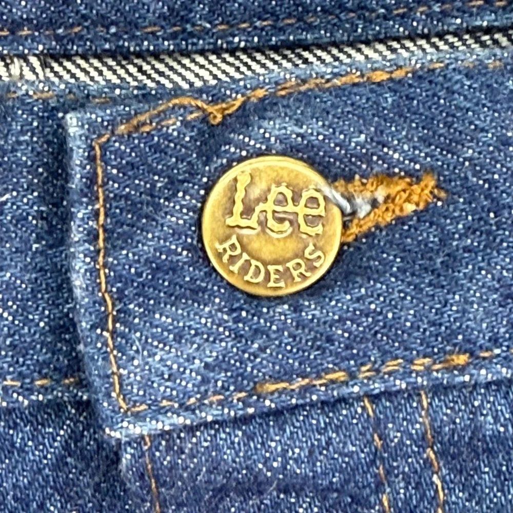 Lee Riders Jeans Mens 40x30 Blue Vintage Union Made in USA Straight Leg Denim